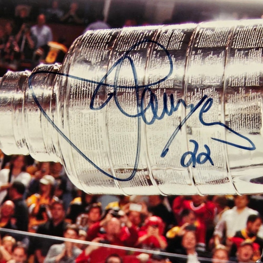 Jamal Mayers Chicago Blackhawks 2013 Stanley Cup Champion Signed 8x10 Photo Card - Picture 6 of 6